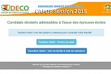 Cafop 2015 : Les résultats sont disponibles depuis cet après-midi.