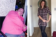 Les photos d’une femme ayant perdu 100 kilos