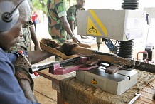 Désarmement : 1095 armes marquées dans le cadre de l’''opération Bonheur''