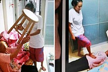 Singapour : Elle bat sa mère malade et la nourrit  avec des excréments