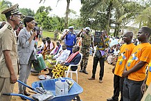 La Représentante spéciale de l'ONU a remis des équipements pour l’élevage et la production agricole aux populations de Grabo