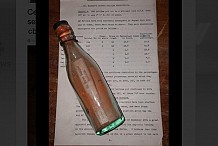 Un message retrouvé dans une «bouteille à la mer» de 108 ans