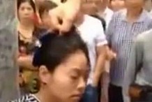 (photos et Vidéo) Chine: Une femme enceinte tabassée en public car suspectée de vol