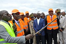 Le premier ministre Duncan a lancé les travaux de bitumage de la route Agboville-Rubino-Cechi
