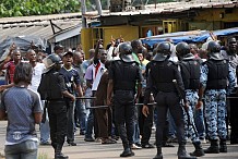 Une manifestation des jeunes de l'opposition ivoirienne dispersée à Abidjan 