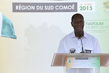 A Tiapoum, le président Ouattara invite les exilés à rentrer au pays 