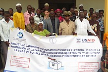 Démarrage à Bouaké d’une campagne d’éducation civique pour la présidentielle ivoirienne
