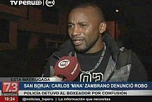 Pérou : Un champion de boxe noir pris pour un voleur