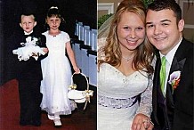 Les enfants d'honneur se marient 14 ans plus tard dans la même église