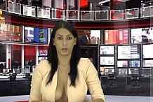 (Vidéo) Albanie : Seins nus sous sa veste, une présentatrice albanaise affole le web