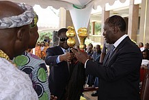 Le Chef de l’Etat a échangé avec les Rois et Chefs traditionnels du Grand Centre, à Yamoussoukro.
