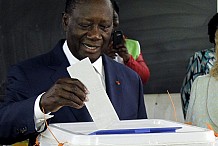 Côte d'Ivoire: sans surprise, Ouattara élu dès le 1er tour avec un score écrasant.