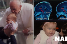Etats-Unis : Un baiser du pape aurait guéri la tumeur d'un bébé