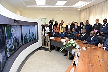 Le premier ministre Duncan a inauguré 622 km de fibre optique reliant Grand-Bassam à Bouna