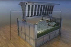 Un lit devient sarcophage pour vous protéger en cas de séisme