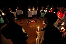 La communaute burundaise en Côte d'Ivoire prie pour les victimes du burundi