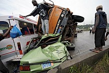 La sortie de route d'un camion fait 2 morts sur le pont d'Anoumanbo