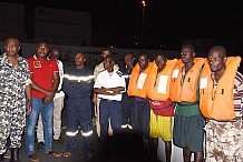 Quatre pêcheurs ghanéens perdus en mer retrouvés par la marine ivoirienne
