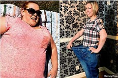 Elle a perdu 45 kilos après avoir été cliniquement obèse Elle a perdu 45 kilos après avoir été cliniquement obèse