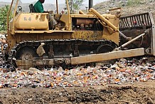 Plus de 350 millions de FCFA de produits prohibés et contrefaits détruits