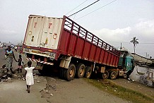 Yamoussoukro / Grave accident de la circulation: Des camions se percutent
