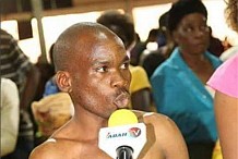 (Photos) Ghana : Un homme possédant des seins de femme interpellé par un pasteur pendant la prière



