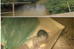 (Photos) Nigeria : Une mère abandonne son nouveau-né près d'une rivière