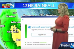 (Vidéo) Etats-Unis: Une mise à jour de Windows perturbe le direct de la présentatrice météo