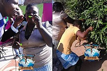 (Photos) Le pasteur fait manger des feuilles de manguier qu'il aurait transformé en pizza à ses fidèles