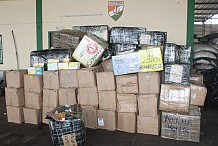 Fraude douanière : Les éléments de la DSI interceptent sept tonnes de produits pharmaceutiques non enregistrés