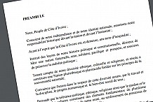 Voici la nouvelle constitution dévoilée par LIDER