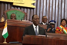 Nouvelle constitution : Allocution du président de la République Alassane Ouattara à l'Assemblée Nationale