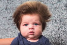 L'incroyable chevelure de ce bébé impressionne les réseaux sociaux