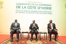 Le Chef de l’Etat a procédé au lancement officiel de la campagne de la Côte d’Ivoire pour un siège de Membre non permanent du Conseil de Sécurité de l’ONU