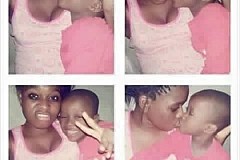 Une mère embrasse son enfant avec la langue et crée un scandale