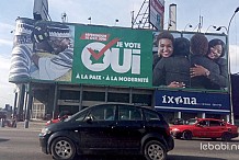 Référendum Constitutionnel : seules les affiches du ‘’Oui’’ visibles dans les rues d’Abidjan
