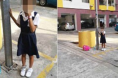 Choquant! Une petite fille, enchaînée comme un animal pour avoir refusée d'aller aux cours Choquant! Une petite fille, enchaînée comme un animal pour avoir refusée d'aller aux cours