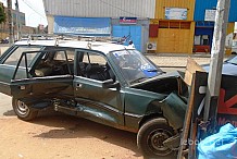 (Photos) Bouaké/Accident : un drôle d’accident s’est produit et n’a fait aucun blessé