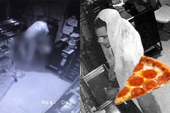 Complètement nu, il tente de cambrioler une pizzeria (vidéo) Complètement nu, il tente de cambrioler une pizzeria (vidéo)