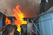 Incendie de 40 baraques à Abobo-Belleville : Voici ce qui a provoqué le feu