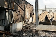Marcory : Incendie aux Milles Maquis, le Bar Kassa Moulé touché