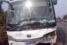 Les joueurs de l’AS Tanda victimes d’un accident de la circulation à Méagui