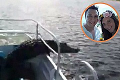 Un alligator saute à bord de leur embarcation (vidéo)