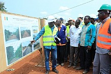 Le ministre Amedé Kouakou visite deux importants chantiers d'aménagement routier