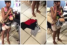 Une voleuse prise avec près de 9 vêtements cachés dans son slip (Photo/Vidéo)