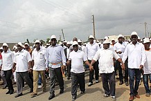 Grande marche de soutien aux institutions de la République à Adiaké : Les autorités politiques exhortent au dialogue
