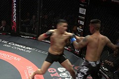 Scène rare en MMA: un double KO