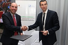 Signature d’une convention de 66,7 milliards FCFA entre la Banque centrale populaire du Maroc et l’Etat ivoirien