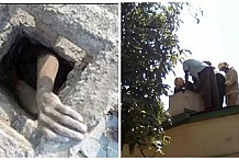Un Voleur reste coincé dans une cheminée pendant 2 jours abandonné par ses complices (photos)