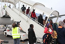 En situation irrégulière en Libye, 156 migrants ivoiriens de retour en Côte d’Ivoire